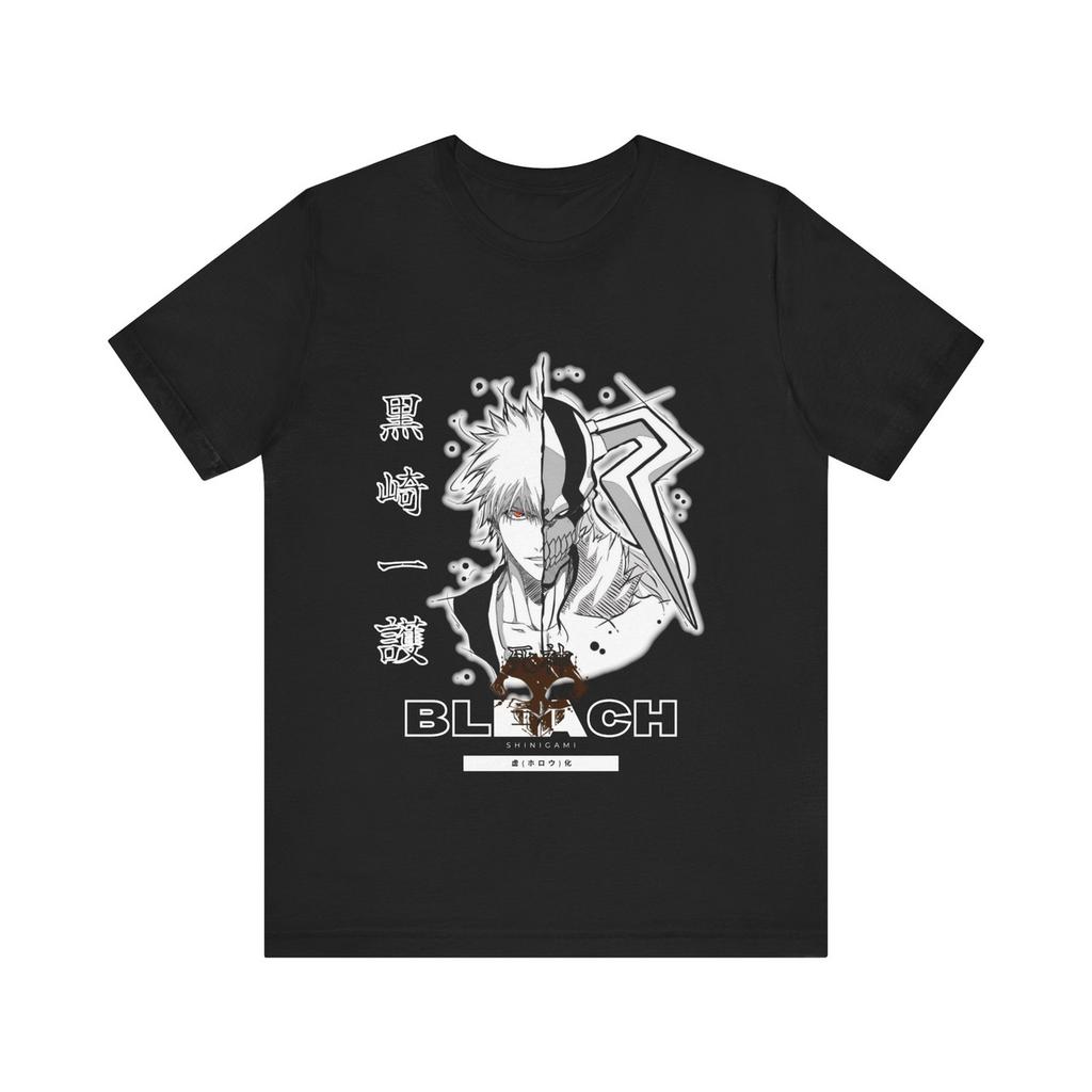 BLEACH Anime Graphic TShirt 100Cotton Oversized unisex Shirt Y2k Unisex Short Selling Popular Sleeve ONeck New Selling Popular