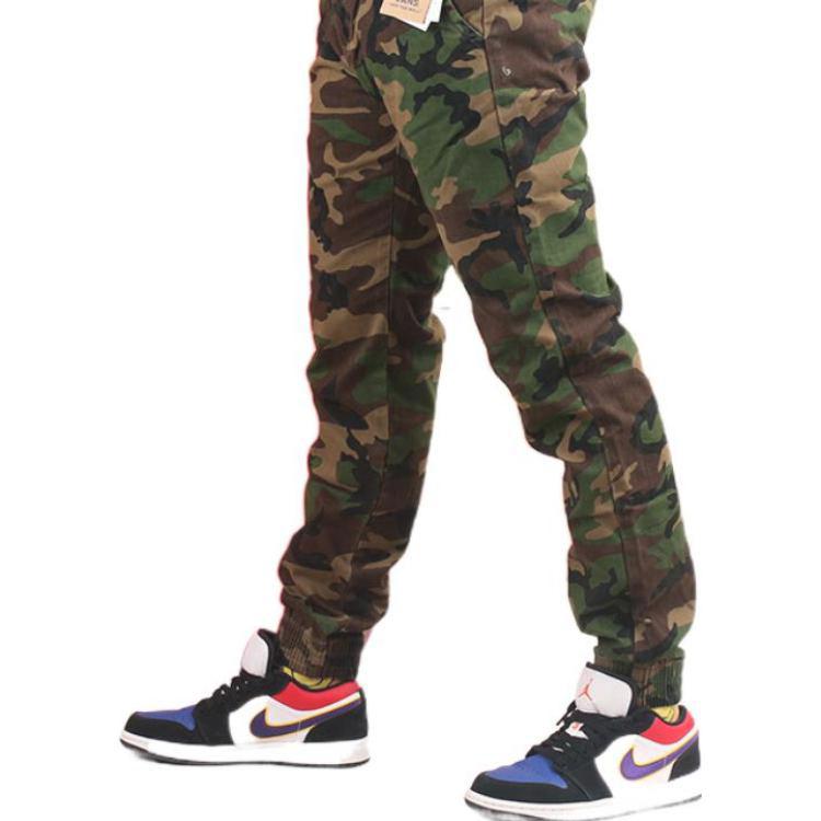 Vans Loose Fit Cargo Sports Multi-Pocket Casual Pants Unisex Pants Camouflage VN0A36LNCMA