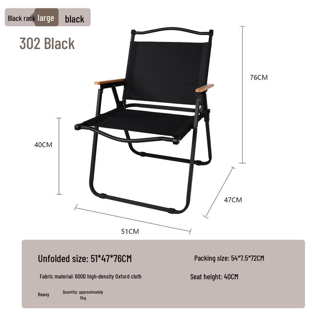 Kermit Aluminum Alloy Portable Folding Camping Chair