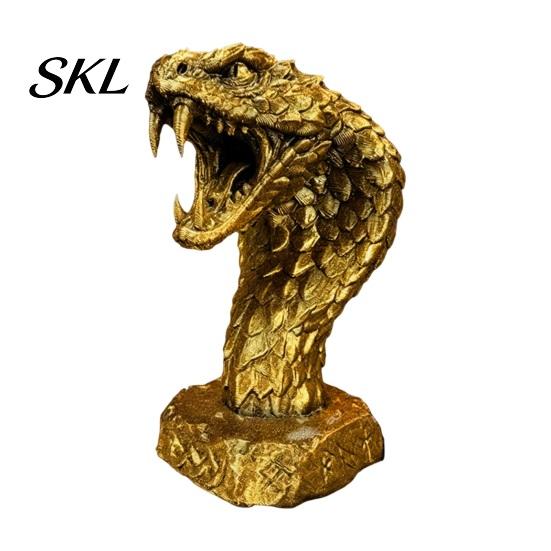 Adult Stress Relief Gadgets 3D Printed Snake Figurine, Realistic Serpent Sculpture, Nature Learning Toys Desk Decor, Educational Wildlife Toy for Kids