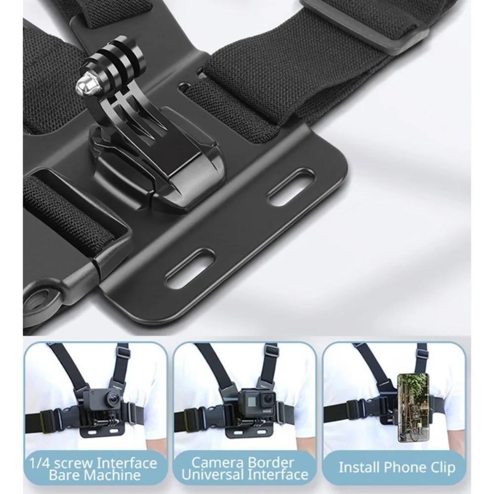 10 In 1 Phone Mount Holder Chest Strap Action Camera Kit For GoPro Hero 13 12 Insta360 For iPhone Samsung Huawei Accessories Set