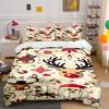 Festive Nordic Whimsy Bedding Sets Duvet Cover Sets Duvet Covers Pillowcases(1*Duvet Cover 2*Pillowcases Without Duvet Insert)