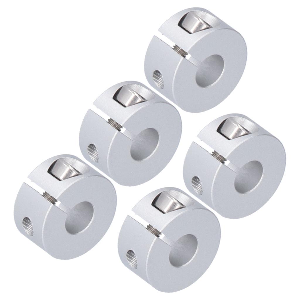 5PCS 4910 Series Shaft Collar Aluminum Alloy Clamp Style Shaft Collar for Robots and Engineering Equipment