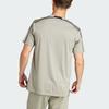 New Adidas SS24 T Shirt Men's Egg Stone Silver Gray IS3838
