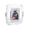 Camera Case for mini11 Transparent Fashion PVC Camera Protective Case with Shoulder Strap