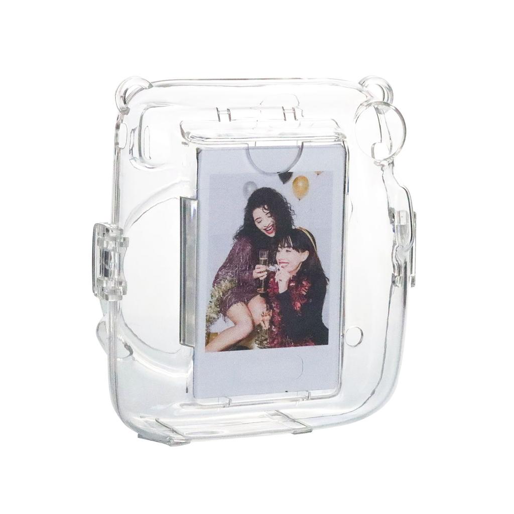 Camera Case for mini11 Transparent Fashion PVC Camera Protective Case with Shoulder Strap
