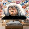 Danny Devito Starry Night Tapestry Funny Rum Ham Meme Tapestrys Aesthetic Room Decoration Landscape Tapestries Wall Art Posters
