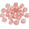 20pcs 11x8mm Resin Beads Candy Color Cylindrical Big Hole Loose Spacer Bead for Jewelry Making DIY Bracelet Necklace Accessories