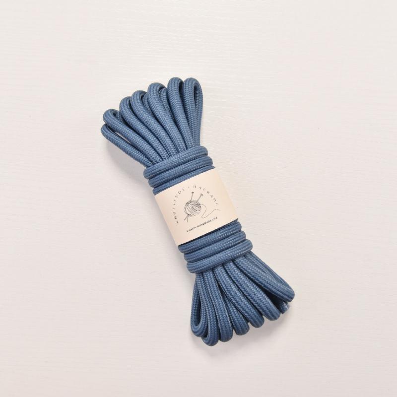 8mm Polyester Core Rope 5m Colorful Braided Cord for Pet Leash Making Rope Crochet Bag Strap Handmade Craft Clothing Accessories