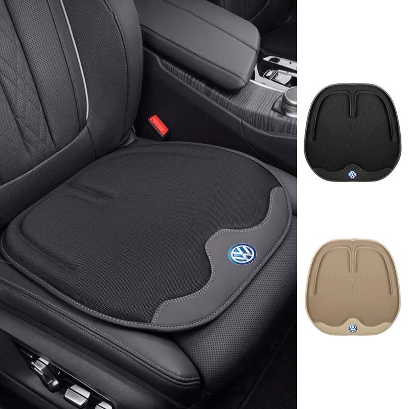 Car Seat Cushion Leather Breathable Ice Silk Pad Interior Accessories For VW GTI Polo Passat Scirocco Golf Tiguan Jetta T-ROCJD8