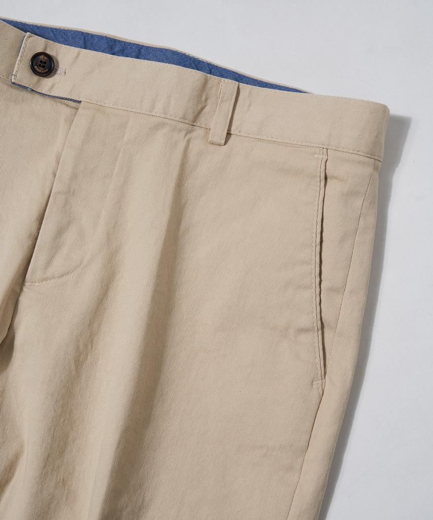 HALBKREIS LAYOUT Cp 306 Washed Tapered Fit Cotton Pants Kh