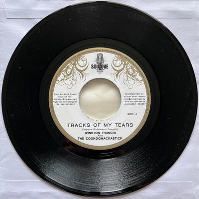 7inch Record WINSTON FRANCIS THE COOKOOMACKAST Tracks Of My Tears Ten Times Swee SL703 SouLove Records 2010 Italy Reggae Ska Dub Used