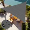 Triangle Triangle Sunshade With Ropes Outdoor Canopy Sun Protection Awning Shade Cloth  Pool Area