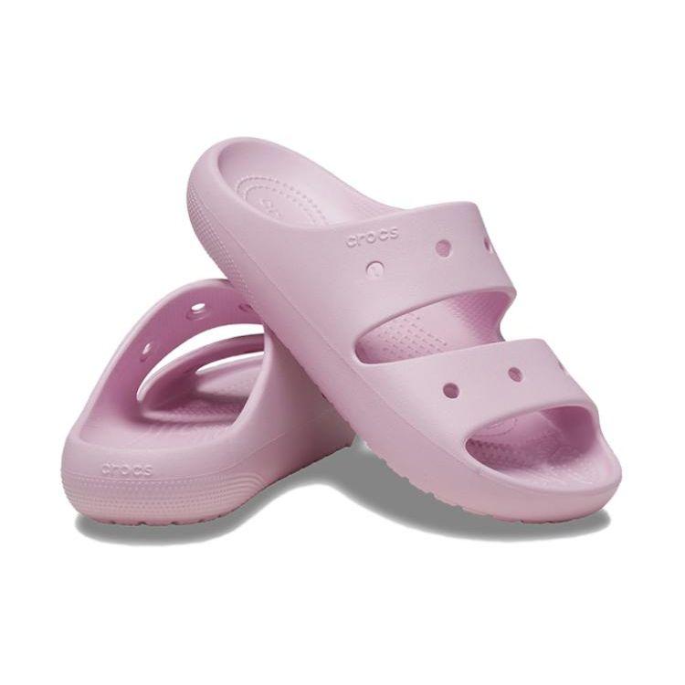 Crocs Comfortable Simple EVA Non-Slip Slide Sandals Unisex Footwear Light-Purple 209403-6GD