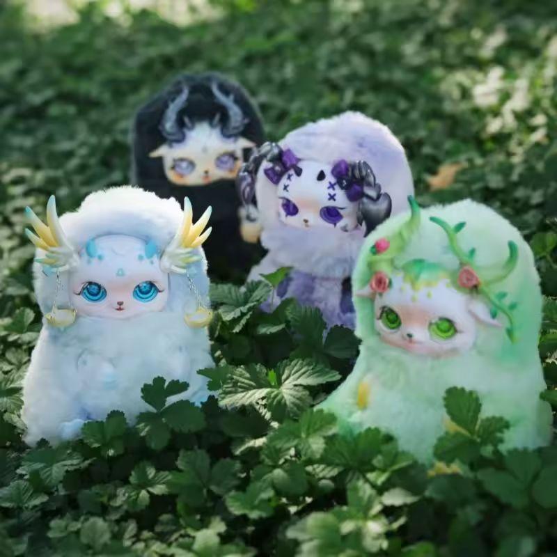 2025 New Blind Box Mobo Star Twelve Constellations Series Mystery Box Girl Desktop Collection Soft Plush Vinyl DollSurprise Gift