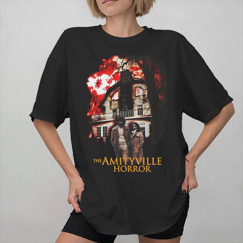 The Amityville Horror Movie New Arrival T Shirts for Unisex Women Cotton Tee Shirt Clothing