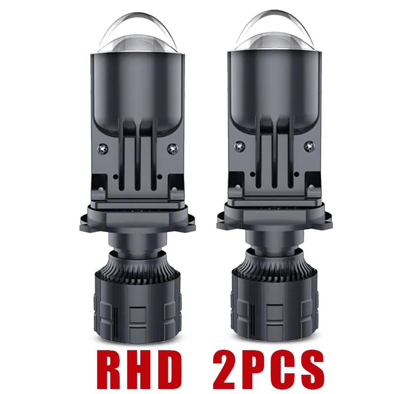 Proiectoare Faruri H4 Bi LED 6000K Lentilă Proiector Duală Becuri Auto 160W Fază Lungă/Scurtă Lămpi Auto Motocicletă Cu Ventilator Turbo