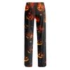 Damen Freizeithose mit Kordelzug und Halloween-Print für Feiertagspartys und den Alltag