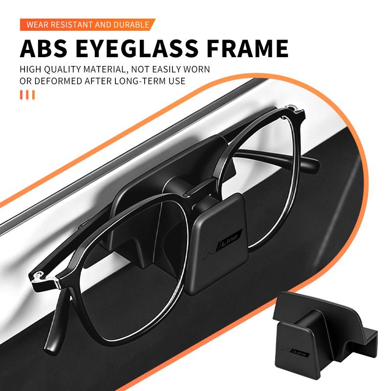 Car Sunglasses Holder Glasses Frame Anti-scratch ABS Storage Holder For Hyundai N Line Tiburon Coupe Tuscani I30 I20 IX35 I40 HH51