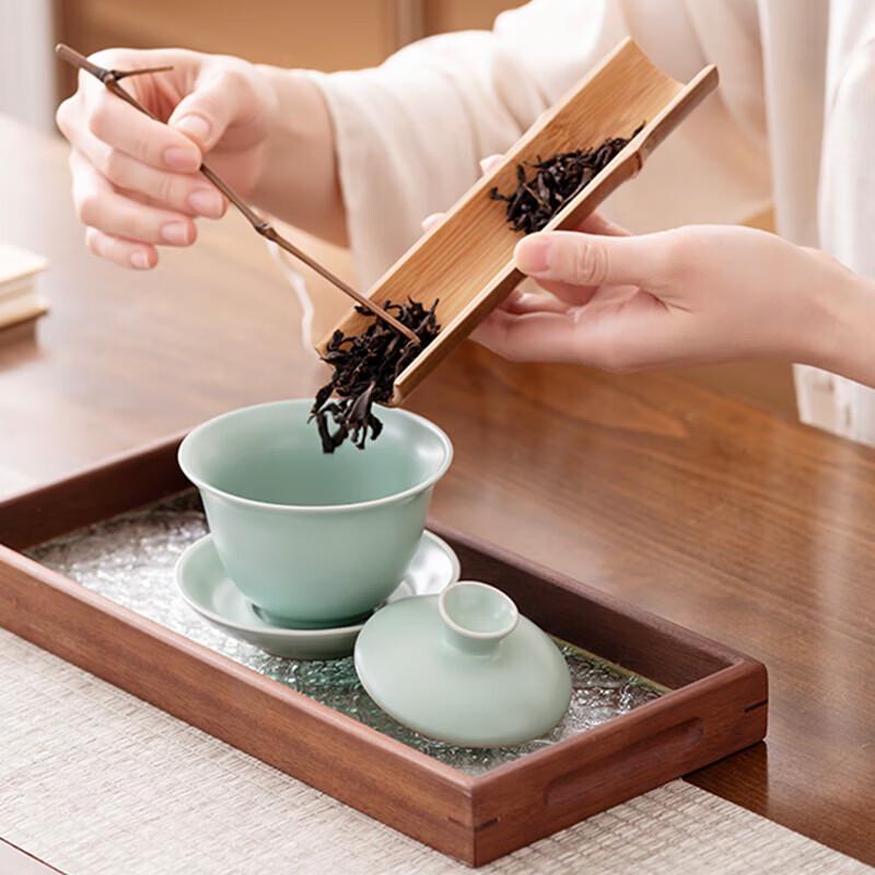 Bafangli Ru Kiln Gaiwan 10-Piece Tea Set