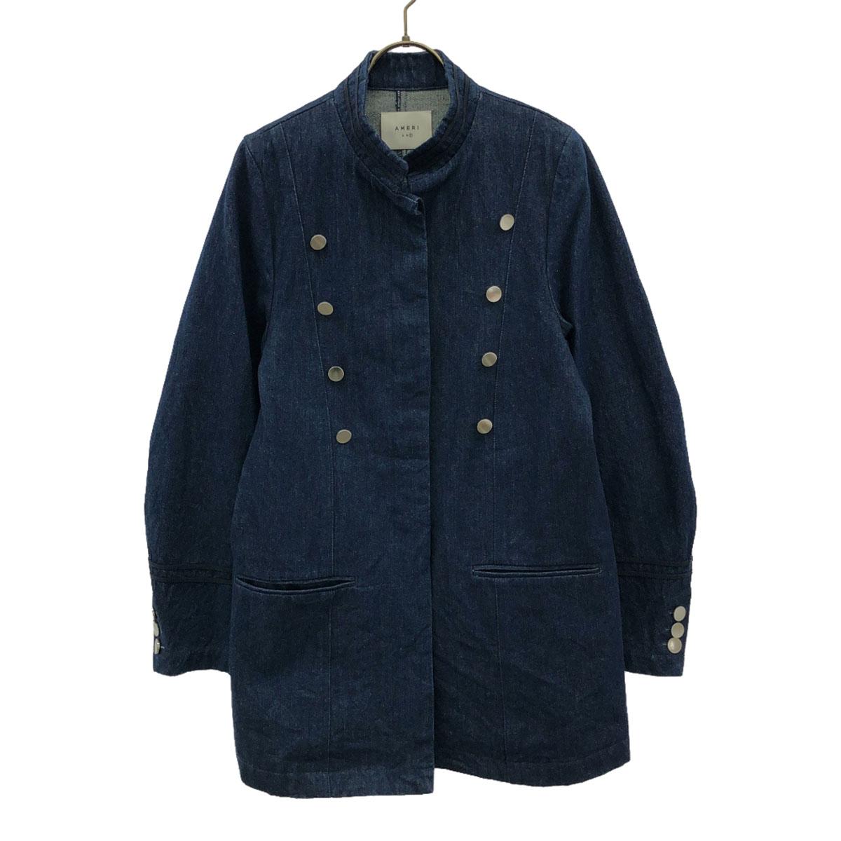 

неиспользованная джинсовая куртка AMERI UNDRESSED со стойкой, бирка F, женская, б/у