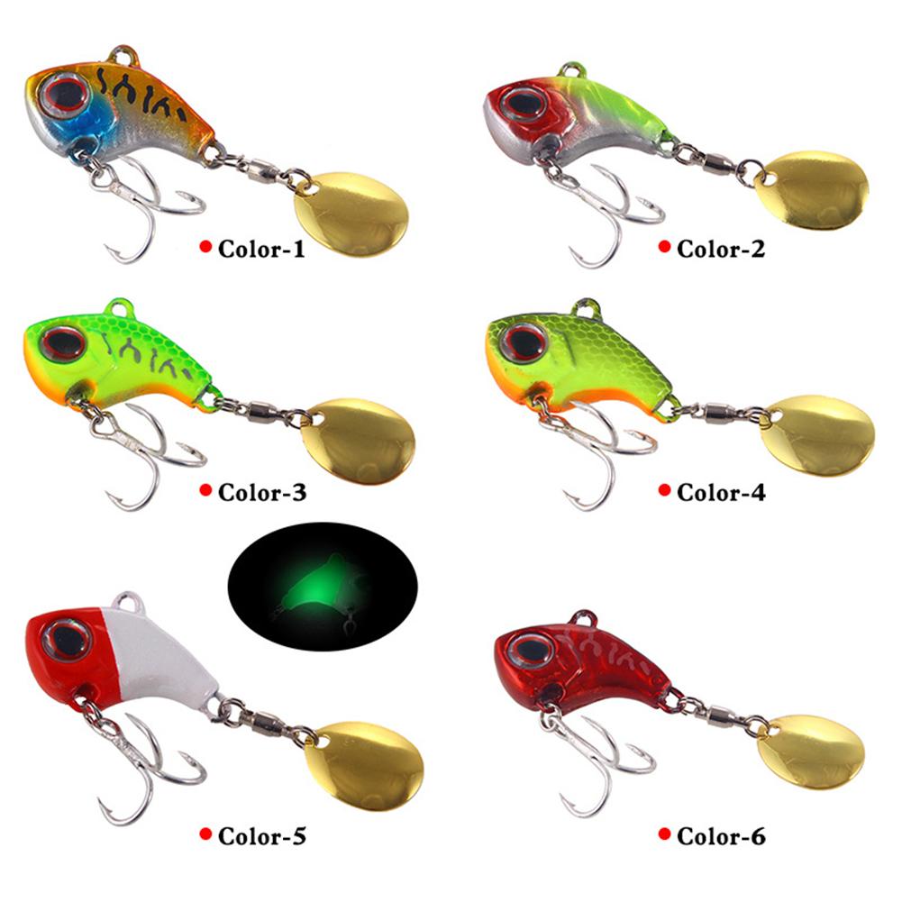 6PCS 13g Spinning Bait Artificial Bait Spinner Bait Spinner Bait Spin Buddy Artificial Bait Fishing