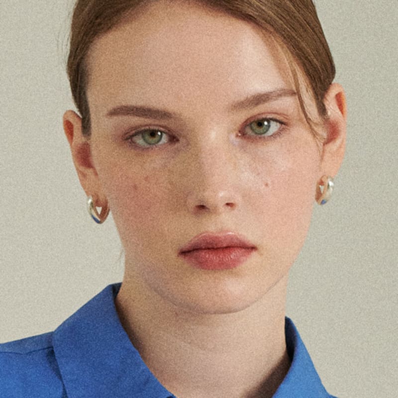 PICOMENT #006 Heart Ring Earring