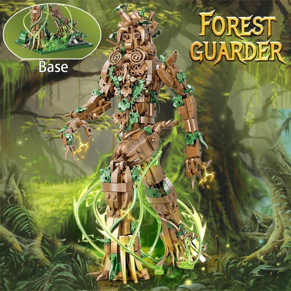 918szt. Treeman Drzewobrody Magiczny Świat Władca Pierścieni Model 3D Figurka Akcji Filmowej Model do Złożenia Zabawka Prezent Prezent Świąteczny