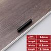 WV Kitchen Cabinet Handles and Pulls Black Silver Dressers Closet Furniture Door Handles Aluminum Drawer and Knobs Hardwares