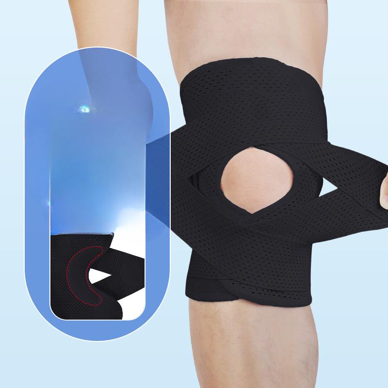 

Одиночные спортивные наколенники для мужчин и женщин можно регулировать. Дышащие ультратонкие японские наколенники мениска четырех поколений. XXXL-Single