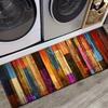 Rich Color Carpet Rainbow Floor Mat Long Carpet Runner Rug Kitchen Rug Living Room Bedroom Carpet Bedside Blanket Home De