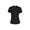 Under Armour Qualifier HexDelta Short Sleeve T-Shirt Women Tops Black 1326504-001