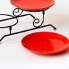 2 Layer Cupcake Cake Stand, Serving Tray Retro Storage Supplies Fruit Containers Display for