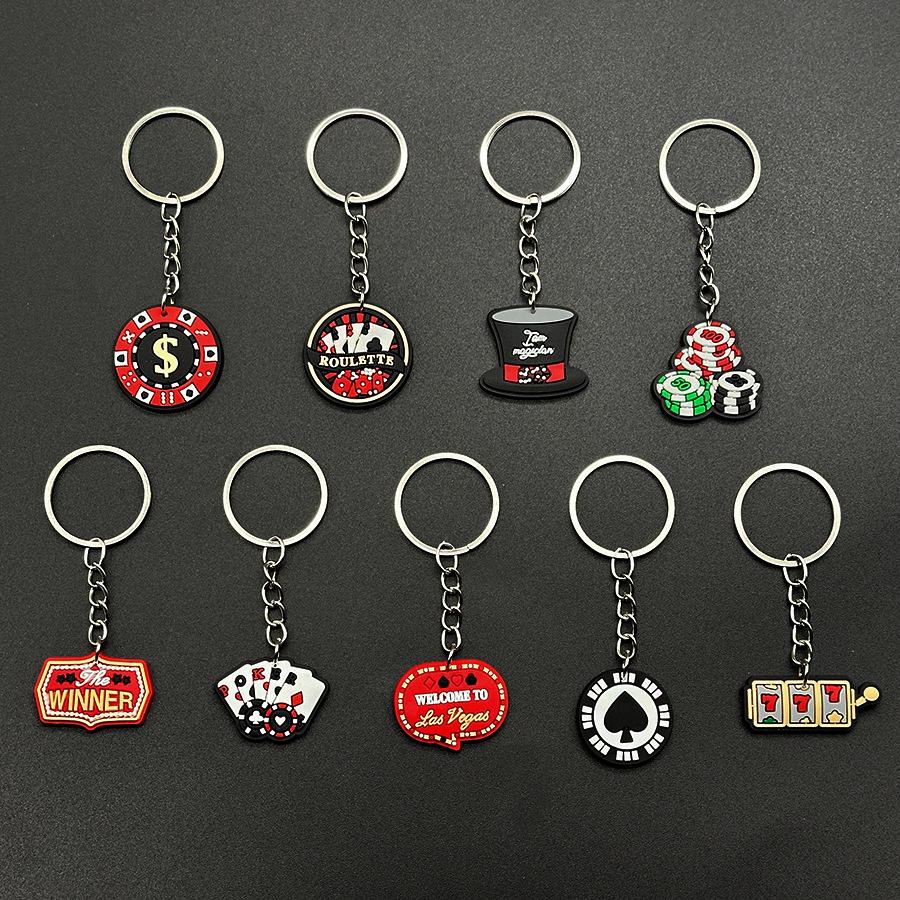 

Las Vegas Party Keychain Pendant Charm різнокольоровий