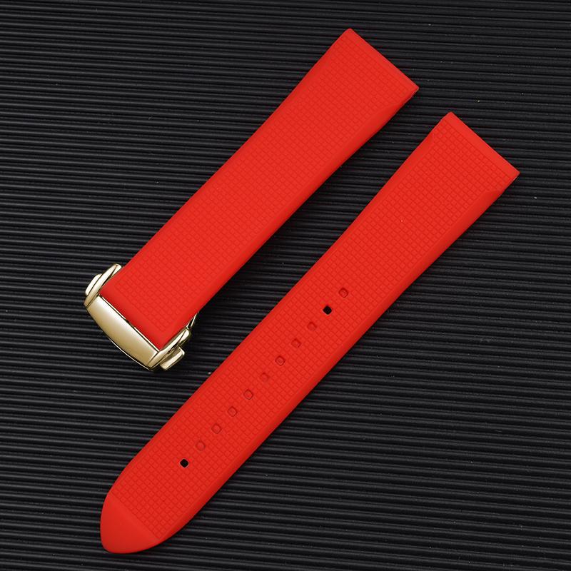 Watchband for Omega Seamaster 300 Speedmaster for 19mm 20mm 21 22mm Rubber Silicone Soft Waterproof and sweat proof Watch Strap