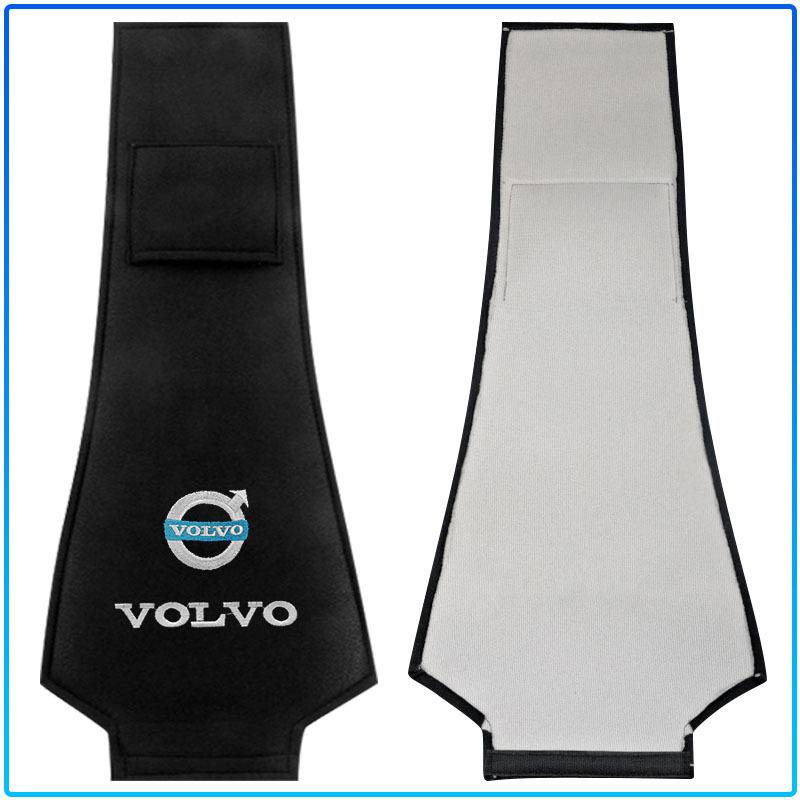 1/2pcs Car Accessories Seat Headrest Protective Covers For Volvo Rdesign XC90 S60 XC60 V70 S80 S40 V50 V40 V60 C30 S70