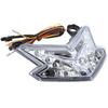 Motorcycle LED Tail Light Lamp Brake Turn Signal Taillight for    800 2013 2014 (Black)