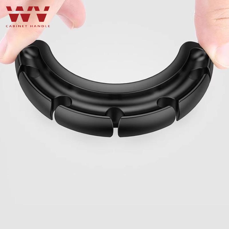 WV Silicone USB Cable Organizer Cable Winder Desktop Tidy Management Clips Cable Holder for Mouse Headphone Wire Organizer