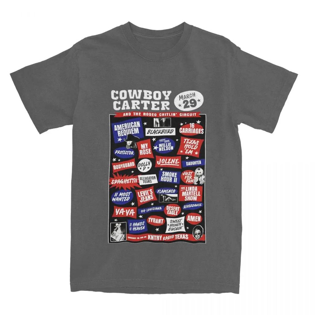 Cowboy Carter Beyonce Men Women's T Shirt The Rodeo Chitlin Circuit Outfit Fashion Tee Shirt T-Shirt  Summer Clothing