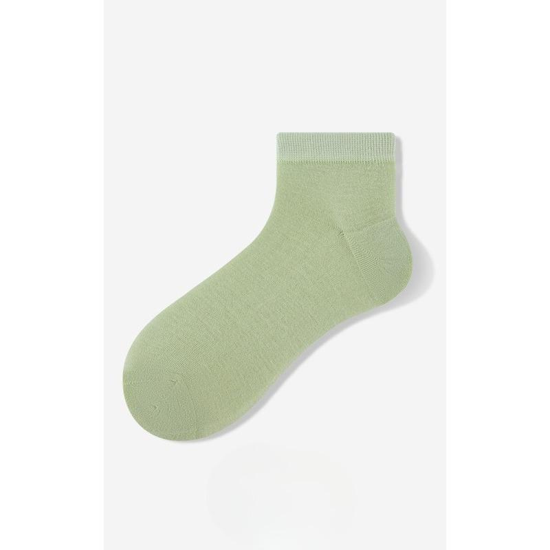 Summer Women's Thin Short Socks, Women's Mulberry Silk Socks, Cool Boneless Mesh Breathable Ice Socks