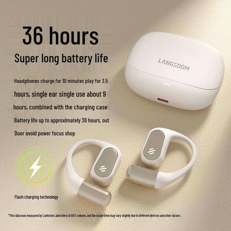 Lanston TE09 Open-Ear Bone Conduction Sports Headphones