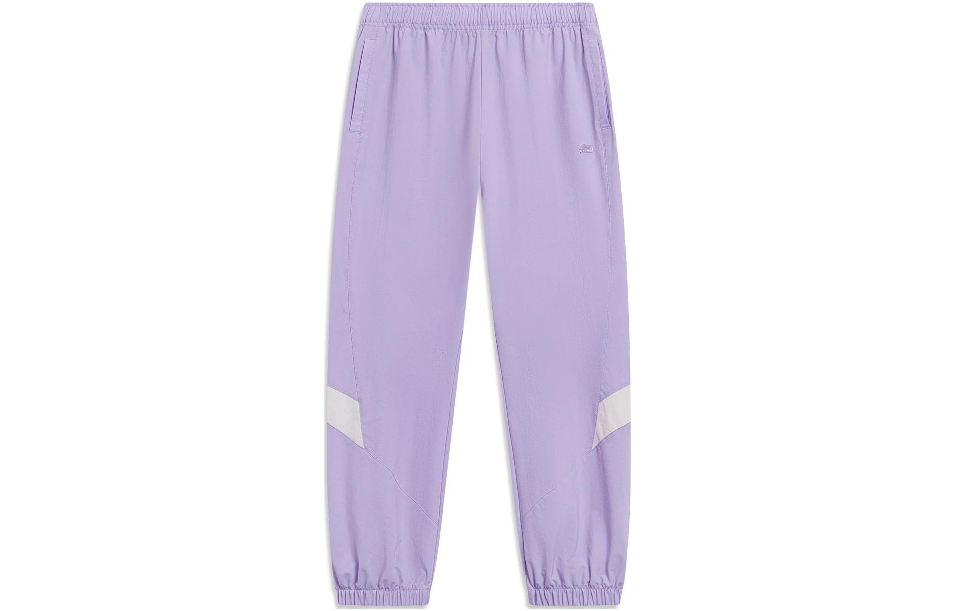 Li Ning Knitted Sweatpants Women s Vero Rose Purple AYKT168-5 XXL