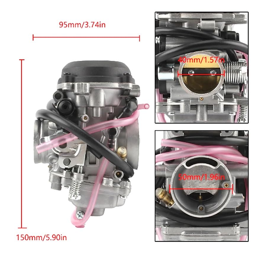 Yamaha Celo 225 Carburetor with Filter for Celo 225S Celo 225W Celo 225WE Yamaha Motorcycle Universal Genuine Type Outside Product