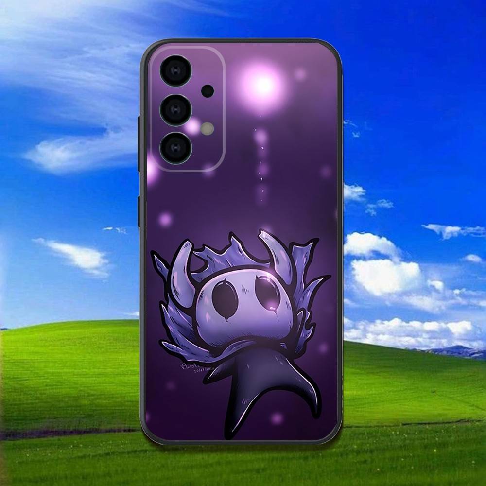 H-Hollow K-Knight Silksong Phone Case For Samsung Galaxy A13,A21s,A22,A31,A32,A52,A53,A71,A80,Soft Black Shell