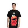 Kith x Sesame Street Elmo Tee Black Men Tops KHM033091-001
