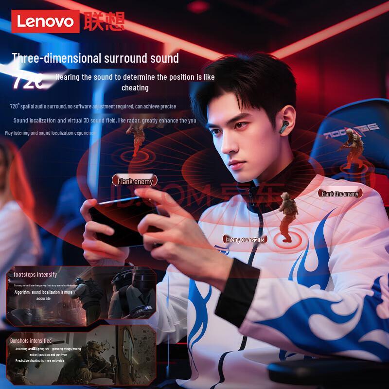 Lenovo TG101 Bluetooth Gaming Earbuds