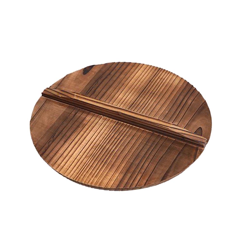 Work On Kitchen Gadget Wooden Protector Pot Cover Anti Oil Splashing Cooking Tool