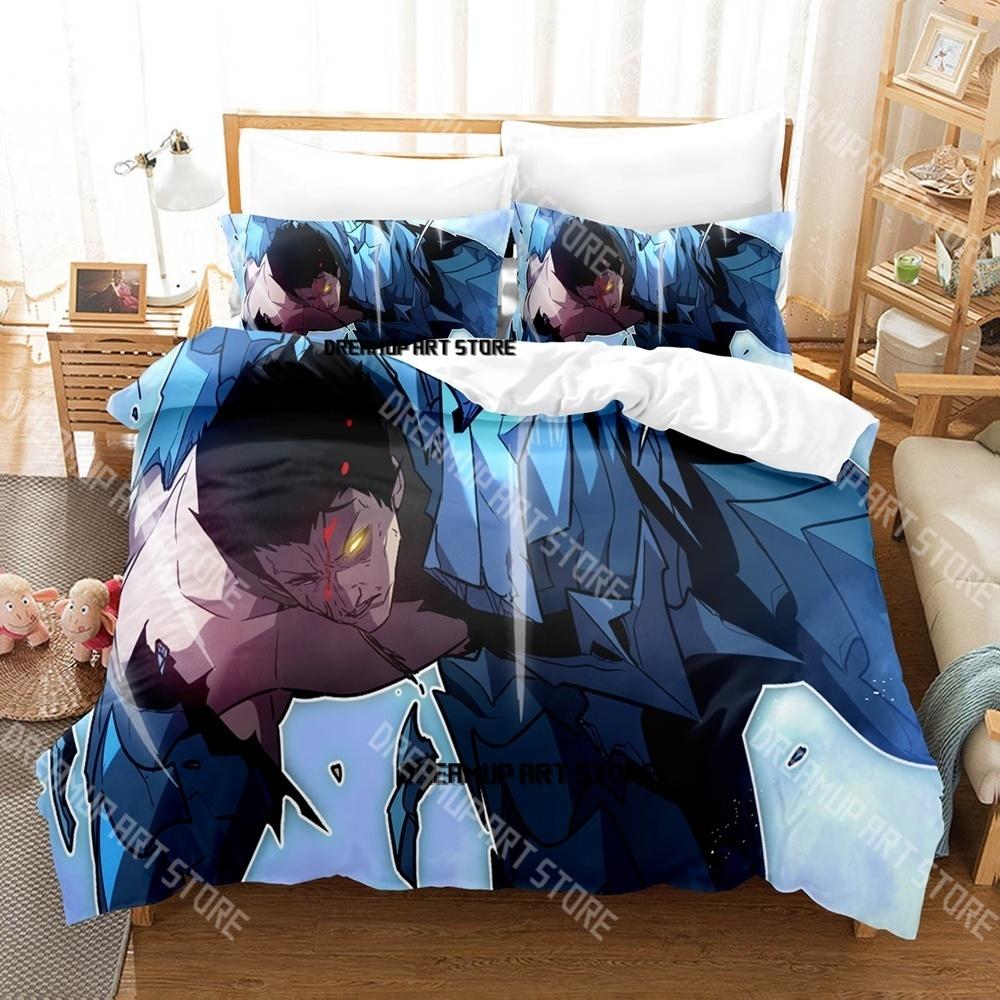 Fashion Manga My System Is Very Serious Bedding Set Single Twin Full Queen King Size Bed Set Kids Bedroom Duvetcover Set