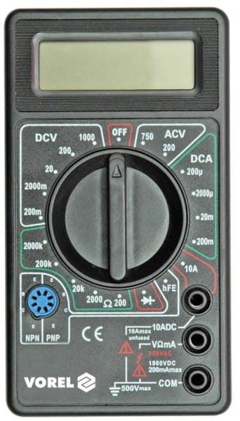 Vorel - Multimètre numérique universel - Testeur électrique de précision - Image 3