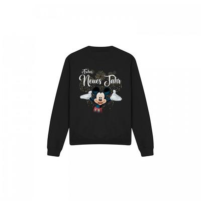 Disney Unisex Adult German Mickey Mouse Fireworks New Year Sweatshirt